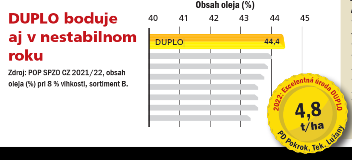 DUPLO  boduje aj v nestabilnom roku